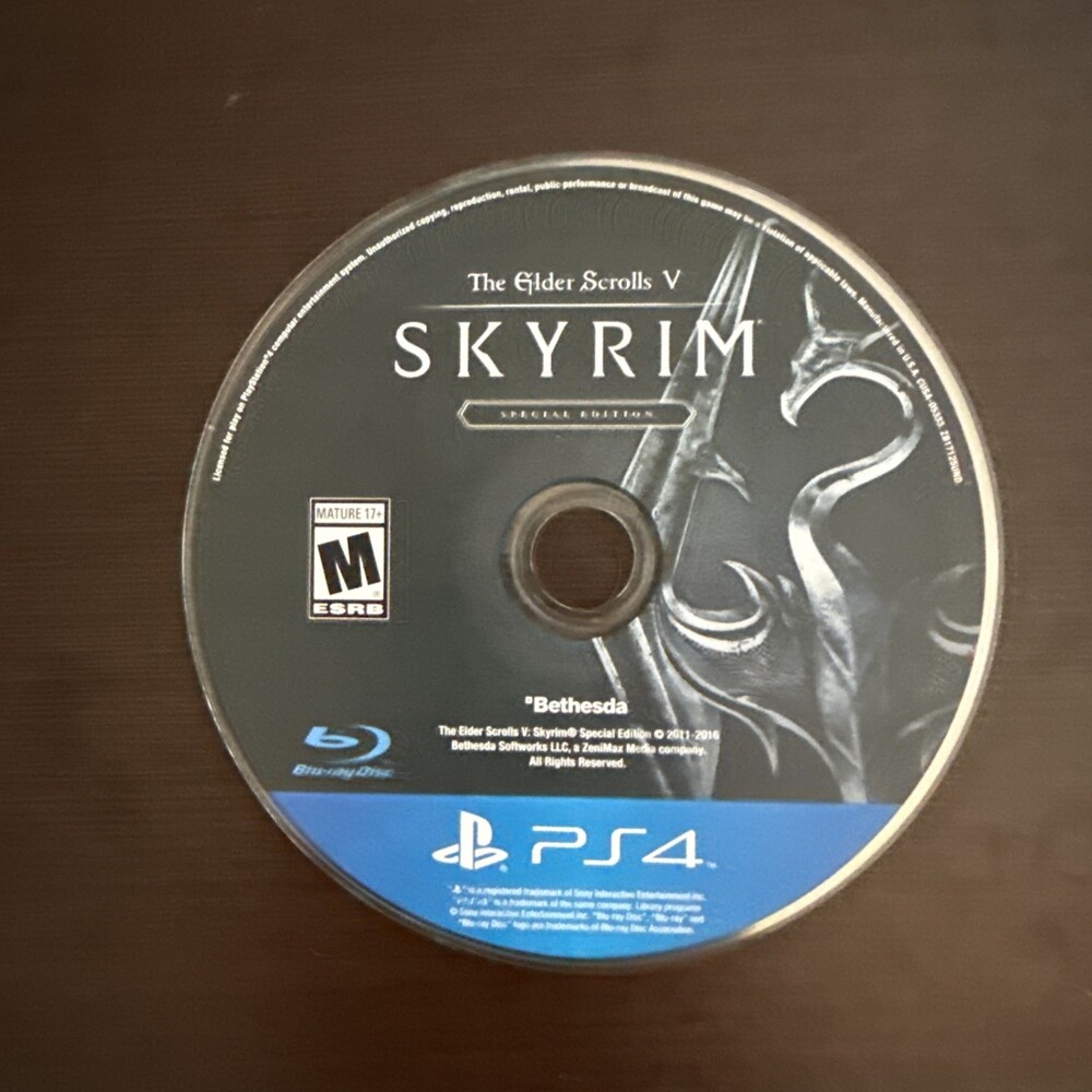 The Elder Scrolls V Skyrim Special Edition PS4 PlayStation 4 Disc Only